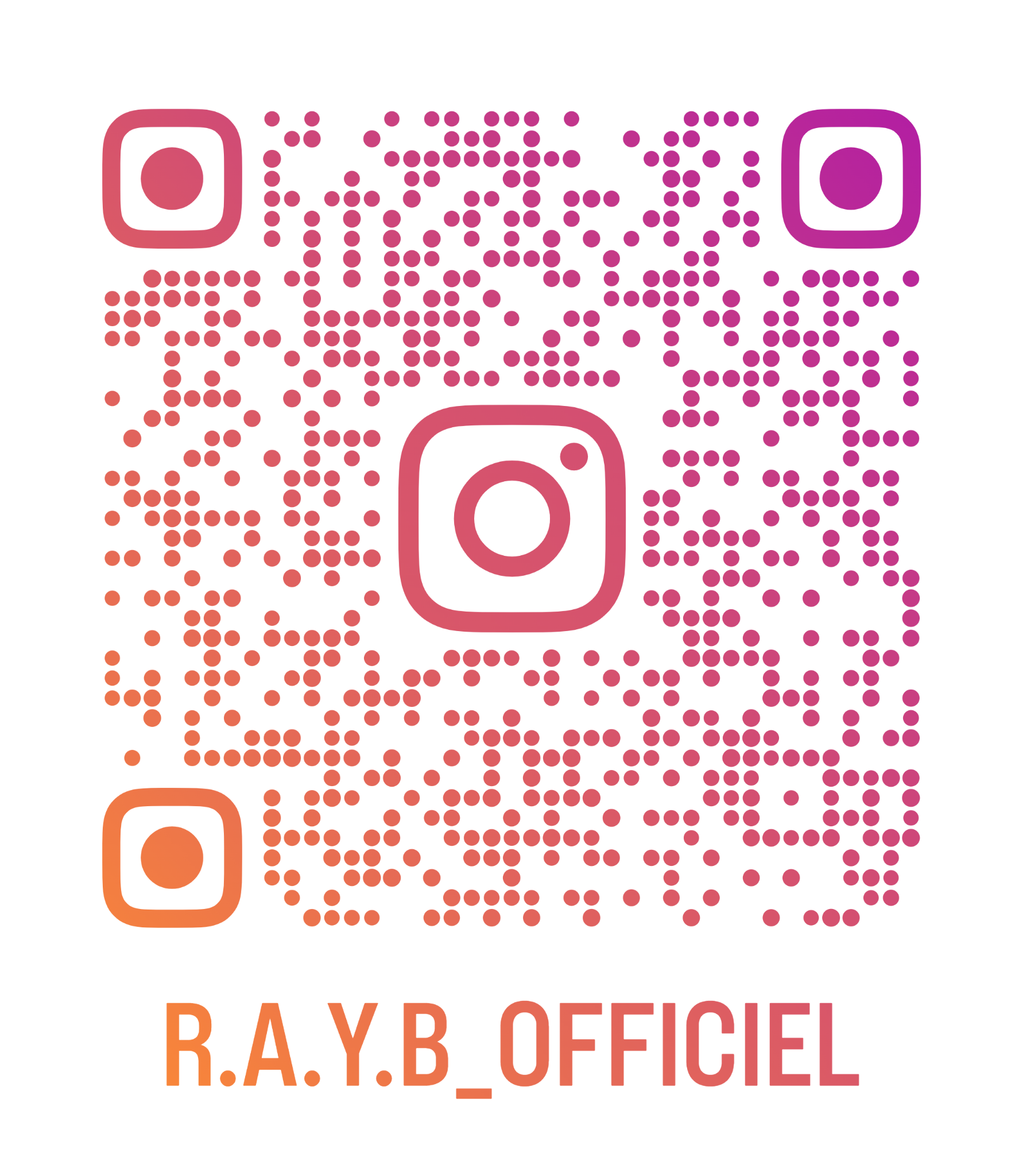QR code Instagram R.A.Y.B